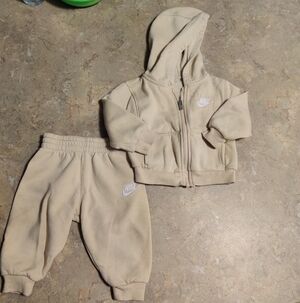 Nike Kids Beige Jogger Set